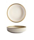 Khaki 4-inch dish