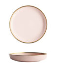Pink 10-inch plate